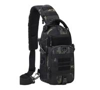 Sac à bandoulière - Tissu Oxford en polyester léger | Sac à, sac à dos, pack tactique militaire, poitrine résistant à l'eau | Randonnée Camping Gym All