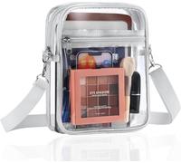 Sac À Bandoulière Transparent, Pochette À Bandoulière Imperméable Approuvé Par Les Stades Avec Poche Frontale, Sac À Main Transparent En Pvc Sac De Sport Pour Stade Voyage Plage[H2269]