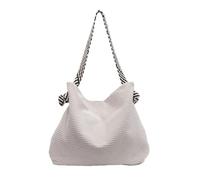 Sac à bandoulière unique en nylon avec poignée supérieure - Sac spacieux pour les femmes modernes à la recherche de fonctionnalités et de styles, beige, One Size
