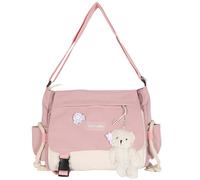 Sac à bandoulière unique en nylon avec un grand espace confortable pour un usage quotidien, intérieur spacieux pour le travail ou la personnalité, b, One Size