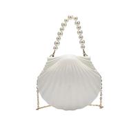 Sac à bandoulière unique for femme, élégant, petit sac for fête de mariage(WHITE)