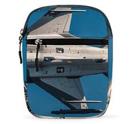 Sac à bandoulière unisexe en tissu Oxford, sac à bandoulière exquis avec impression de chasseurs de jet, petit sac à bandoulière élégant et beau, chasseurs de jet, 20,1 x 5,6 x 15,5 cm, Jet Fighters,