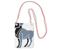 Sac à bandoulière universel noir pour téléphone - Sac à main léger imprimé signe du zodiaque Ram, parfait pour le shopping et les activités de plein air, rose, Taille unique