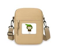 Sac à bandoulière UU vert avec des haricots végétaux, sac à main, sac à main, mini sac à bandoulière