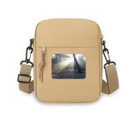 Sac à bandoulière vert foncé ry science nature paysage sac à main téléphone portable sac à main épaule mini sac