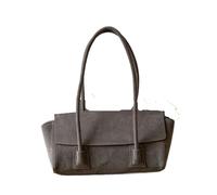 Sac à bandoulière vintage en daim coréen simple avec poignée pour femme, confortable, polyvalent, texture de rangement