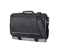 Sac à bandoulière 'WAVE', Polyester, noir/gris