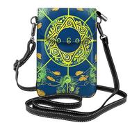 Sac à bandoulière Yin Yang Totem pour femme, portefeuille pour téléphone à fermeture éclair, sac à main à bandoulière, bandoulière réglable.