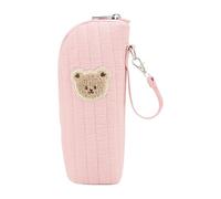 Sac à biberon - Aluminium isolé, fourre-tout plus frais de film | Dessin animé portable, opérateur de rangement d'ours | Sac à biberon pour voyage de préservation du lait maternel poussette de transpo