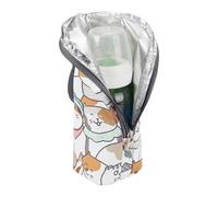 Sac à biberon isolé | Sac de Refroidisseur de biberon isolé, porteuse Portable avec Sangle, Sac isolé résiste à la déformation et à Un Porte-Portefeuille de Rangement pour Voyager, Garder, Tumulte