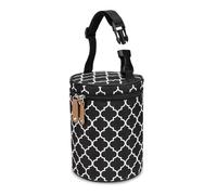 Sac à biberon portable pour bébé - Sac isotherme pour lait maternel - Réutilisable - Pour les crèches, les travaux et les mères soignantes - Durable et sûr pour un usage quotidien, Noir , Voir