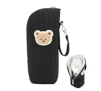 Sac à biberon pour la garde d' , sac isotherme avec motif ours comme refroidisseur de bouteille - Sac de transport portable pour le stockage du lait maternel, transport de lait maternel