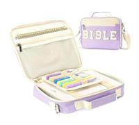 Sac À Bible | Organisateur de Livres à Grande Capacité - Étui Porte-Écritures,Pour Étudiants En Théologie, Chrétiens, Réunion De Prière, Voyage Missionnaire, Dévotion