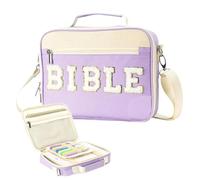 Sac À Bible - Sac À Épaule Grande Capacité,Porte-Bible de Grande Taille | pour Pasteurs d'Église Chrétiens Réunion de Prière Voyage Missionnaire Culte