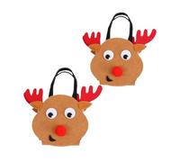 Sac à Bonbons de Noël 2 Pièces Sachets de Festives