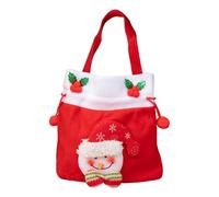 Sac à Bonbons pour Noël - Réutilisable avec Poignée | Sac D'Emballage À Cordon Pour Bonbons De Noël - Pour Rassemblement En Classe Maison Communauté École Chocolats Jouets Gelées Sucettes