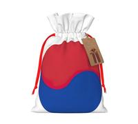 Sac à bonbons réutilisable avec cordon de serrage Motif drapeau de la République de Corée