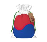 Sac à bonbons réutilisable avec cordon de serrage Motif drapeau de la République de Corée