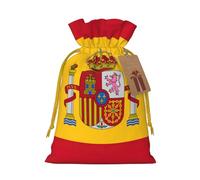 Sac à bonbons réutilisable avec cordon de serrage Motif drapeau espagnol