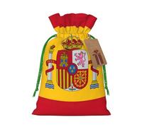 Sac à bonbons réutilisable avec cordon de serrage Motif drapeau espagnol