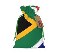 Sac à bonbons réutilisable avec cordon de serrage Motif drapeau sud-africain