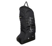 Imperial Riding IRH Olania Sac à Bottes d'équitation Respirant avec cloison de séparation, Fond imperméable en Polyester Ripstop 600D, Sac de Transport avec bandoulière, Noir