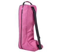 Sac à bottes équitation - QHP - Sac de luxe avec poignée et bandoulière ajustable - Rose - Adulte