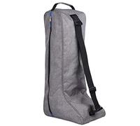 Sac à bottes QHP Gris 32 x 17 x 62 cm Polyester Sac à bottes de luxe avec poignée et bandoulière amovible et réglable à l'avant.