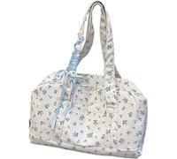 Sac à bouffée de voyage à floral pour femmes, sac de bouc à arc | Poute à bandoulière à épaule avec un arc - Jolie pochette de semaine, continuez un stockage de bagages pour les femmes, les hommes, le