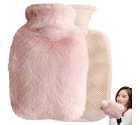 Sac à bouteille d'eau chaude - poche de couverture en toison chaudes, poche plus chaud à main douce | 1L Aide au confort de la thérapie thermique, réutilisable gâterie froide pour la relaxation du lit