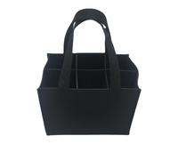 Sac à Bouteille Porte-Bouteille en Feutre avec séparateur séparé pour Bouteilles Le noir