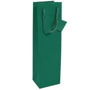 Sac à bouteille, vernis mat, pour une bouteille, vert
