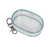 Sac à câbles - Sac de rangement de voyage transparent pour câble de données | Boîtes de rangement pour écouteurs portables, étui multifonctionnel, organisateur de chargeur de téléphone portable, bleu