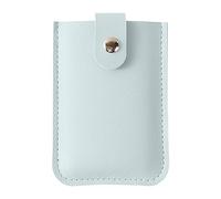 Sac à cartes à moraillon coulissant - Porte-cartes de crédit et porte-monnaie portable ultra fin pour homme et femme, C