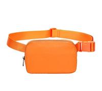 Sac à Ceinture de Mode,Packs de Taille répulsifs à l'eau,Sacs à Croix-Corps avec Sangle réglable pour Voyager,Fête,Festival Rave,Courir,Randonnée (Couleur Orange)
