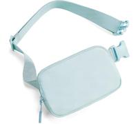 Sac à Ceinture de Mode,Packs de Taille répulsifs à l'eau,Sacs à Croix-Corps avec Sangle réglable pour Voyager,Fête,Festival Rave,Courir,Randonnée (Bleu Clair)