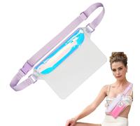 Sac à ceinture imperméable, sacs banane étanche pour les femmes, Piste de téléphone imperméable, Bourse à taille claire multifonctionnelle avec bandoulière réglable pour la natation du kayak de naviga