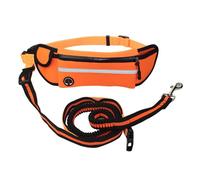 Sac à ceinture pour courir avec une laisse élastique d'un chien 1,8 m