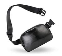 Sac à Ceinture pour Les Femmes,Paquets de Taille répulsifs à l'eau,Sacs à Croix-Corps avec Sangle réglable pour Voyager,Fête,Festival Rave,Courir,Randonnée (Noir)