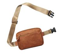 Sac à Ceinture pour Les Femmes,Paquets de Taille répulsifs à l'eau,Sacs à Croix-Corps avec Sangle réglable pour Voyager,Fête,Festival Rave,Courir,Randonnée (Brun)