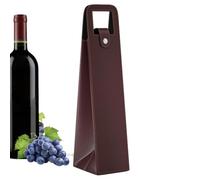Sac À Champagne Tote Réutilisable En Cuir PU Une Bouteille Champagne Bière