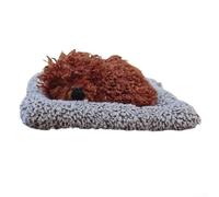 Sac à charbon de bois avec coussin en tissu pour un contrôle continu et une décoration élégante du tableau de bord (Caniche Toy)