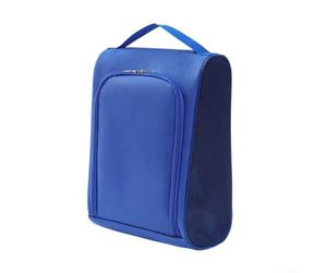 Sac à chaussures de golf de voyage avec grand compartiment principal et design multifonction, bleu