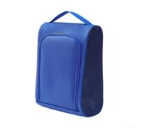 Sac à chaussures de golf portable avec panneaux latéraux en maille respirante et grand compartiment principal pour un rangement facile et une organisation de voyage (bleu)