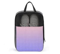 Sac à chaussures de golf pour voyage pour homme et femme - Violet et rose ombré - Sac à chaussures de voyage pour l'emballage dans une valise, un bowling, une pointe de football, un sac de sport avec