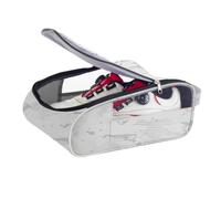 Sac à chaussures de golf pour voyage | Sac à chaussures de voyage athlétique à double fermeture éclair | Baskets pliables et respirantes pour homme et femme, blanc, Refer to description, Unisexe