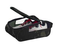 Sac à chaussures de golf pour voyage | Sac à chaussures de voyage athlétique à double fermeture éclair | Sac de baskets pliable et respirant pour homme et femme, Noir , Refer to description, Unisexe