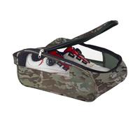 Sac à chaussures de golf, sac de transport à double fermeture éclair, sac de voyage ventilé, sac de sport pliable, pour chaussures, chaussettes, t-shirts, balles de golf, design compact, Vert, Refer