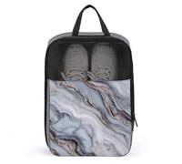 Sac à chaussures de luxe en marbre blanc moderne pour voyage, usage quotidien, sac de rangement anti-poussière pour chaussures de golf