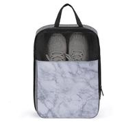 Sac à chaussures de luxe en marbre gris pour voyage, usage quotidien, sac de rangement anti-poussière pour chaussures de golf